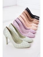 Elegantní Lodičky Na Jehlovém Podpatku Zelené model 21547425 - Boto