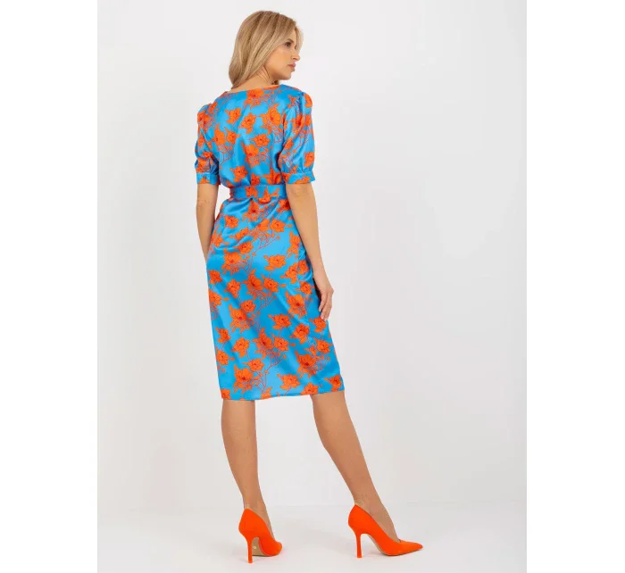 LK SK 508948 šaty.78 modrá LK SK 508948 šaty.78 modrá