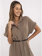 MI SK šaty A2494.99 hnědá MI SK šaty A2494.99 hnědá