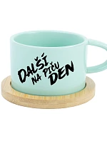DALŠÍ NA PIČU DEN - mint hrníček makronka 200 ml