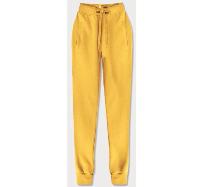 Žluté teplákové kalhoty model 15537903 - J.STYLE