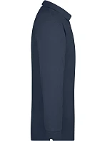 Daiber JN 22 Piqué polo s dlouhým rukávem z těžké bavlny 02.0022 navy Daiber JN 22 Piqué polo s dlouhým rukávem z těžké bavlny 02.0022 navy