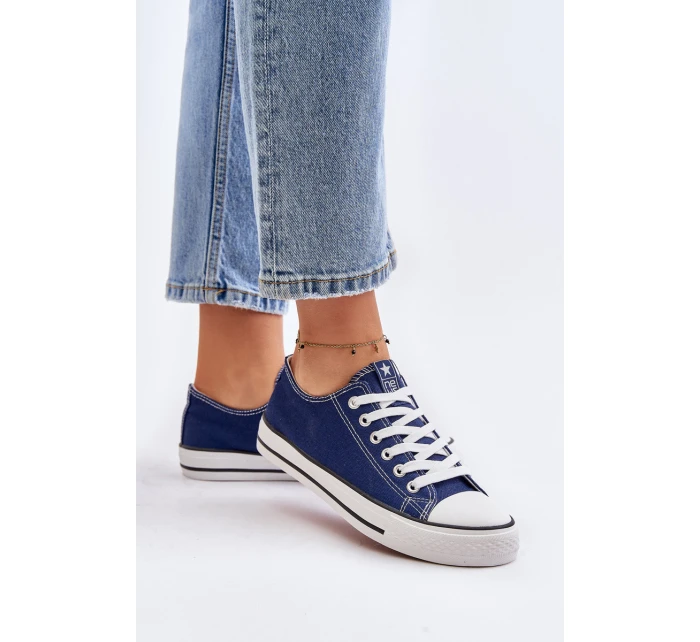 Dámské Klasické Tenisky Tmavě Modré Ecoma Dámské Klasické Tenisky Tmavě Modré Ecoma