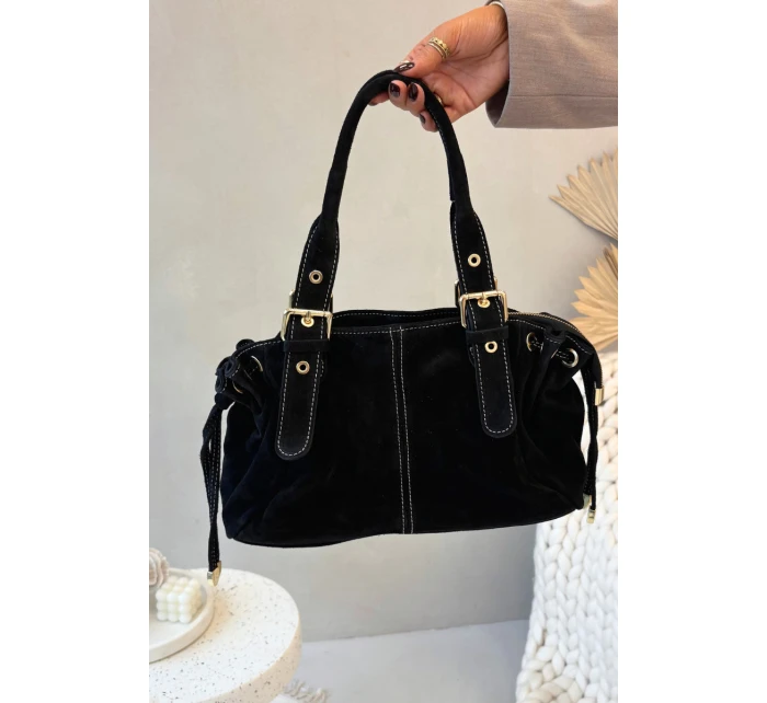 Taška z přírodního semiše černá model 21728335 - Boto