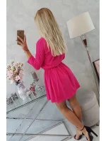 Flitrové kapesní šaty fuchsiové 15490 - Kesi