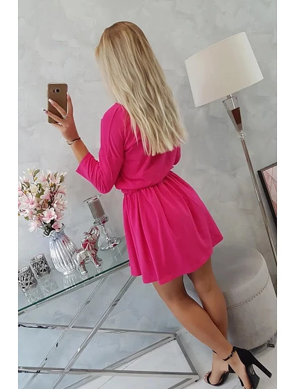 kapesní šaty fuchsiové  model 20829252 - Kesi