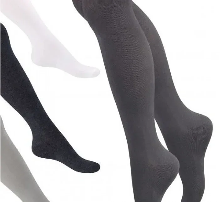 Dámské hladké nadkolenky 076 Tmavě šedá - Steven