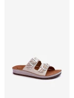 Pohodlné Dámské Žabky S  Béžové model 21664595 - Inblu