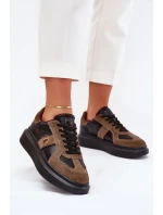 Dámské Kožené Tenisky Na Platformě Daniel Lopez Just Dare SS2D4001 Černé Dámské Kožené Tenisky Na Platformě Daniel Lopez Just Dare SS2D4001 Černé