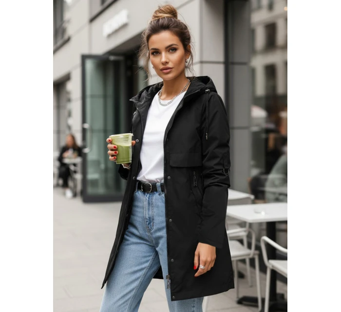 Dámská přechodná bunda parka černá FashionStreet TY5554