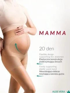 Těhotenské punčocháče 108 Mamma 20 den neutro - GABRIELLA