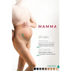 Těhotenské punčocháče 108 Mamma 20 den neutro - GABRIELLA