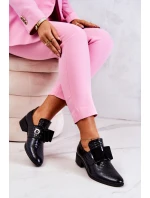 Kožené boty z kůže Černá model 21573469 - Boto