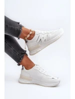 Dámské bílé tenisky z ekokože Kaimans Dámské bílé tenisky z ekokože Kaimans