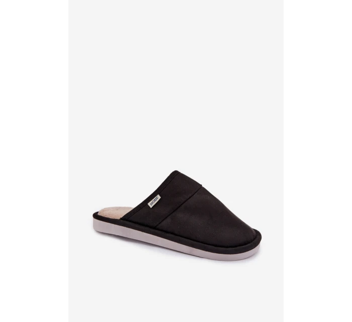 Pánské pantofle černé model 21793831 - Boto Pánské pantofle černé model 21793831 - Boto