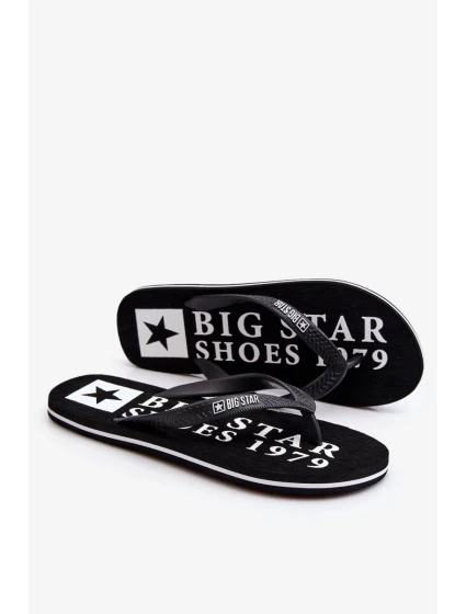 Pánské lehké žabky Big Star LL174444 Černá