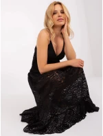 Dámské šaty model 22018572 černé - FPrice Dámské šaty model 22018572 černé - FPrice