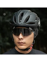 Rockbros M016 zimní větruodolná cyklistická čepice velikost 54-61 cm - černá