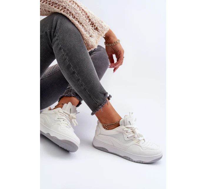 Dámské tenisky na platformě bílé Etnaria Dámské tenisky na platformě bílé Etnaria