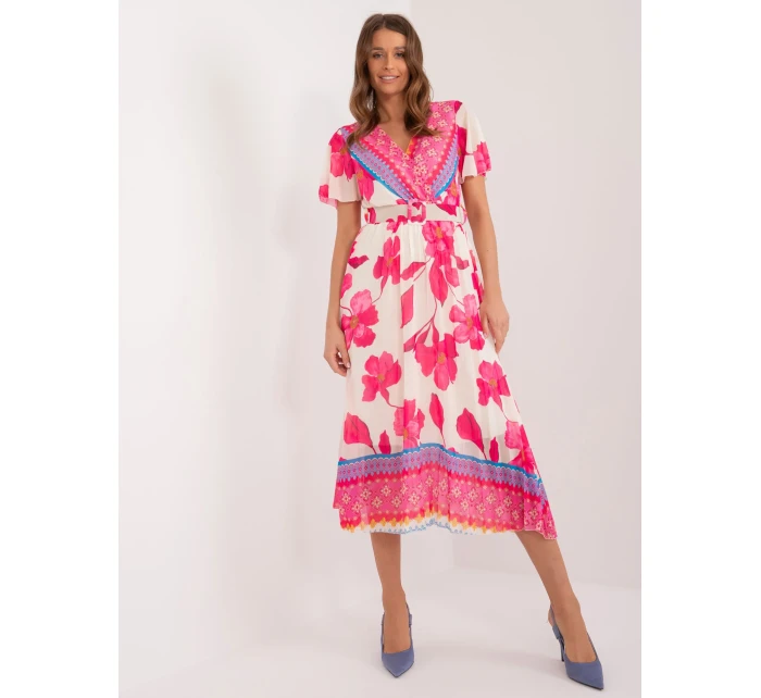 Šaty DHJ SK 11331 5.19 tmavě růžová Šaty DHJ SK 11331 5.19 tmavě růžová