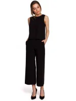 S257 Halenka bez rukávů - černá