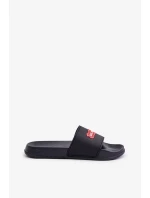 Pánské Pantofle S Logem Big Star Černé Pánské Pantofle S Logem Big Star Černé