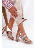 Sandály na podpatku model 212909 Step in style Sandály na podpatku model 212909 Step in style