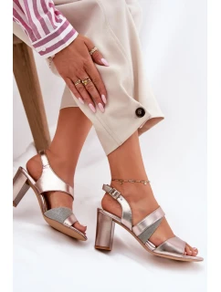 Sandály na podpatku model 212909 Step in style