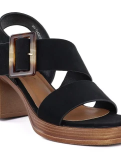 Sandały damskie na czarne model 22034125 - Potocki