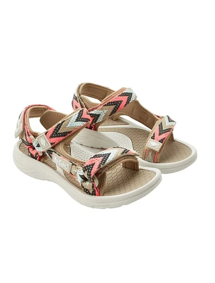 dámské boty na suchý zip sandály na léto na model 22071671 světle béžové dámské - Lee Cooper