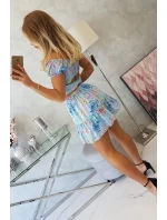 Modrá květinová sada Modrá květinová sada