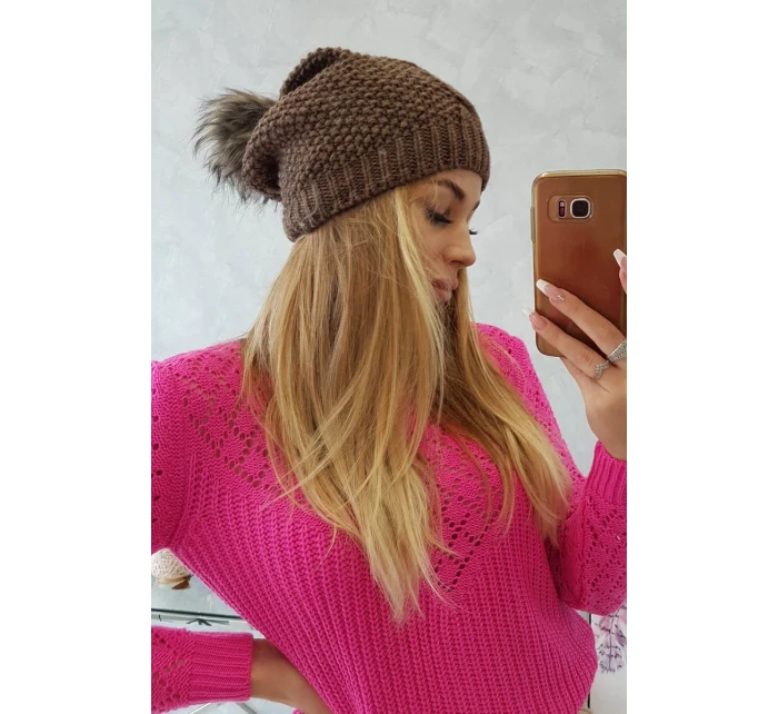 Fleecová čepice Sandra K210 cappuccino Fleecová čepice Sandra K210 cappuccino