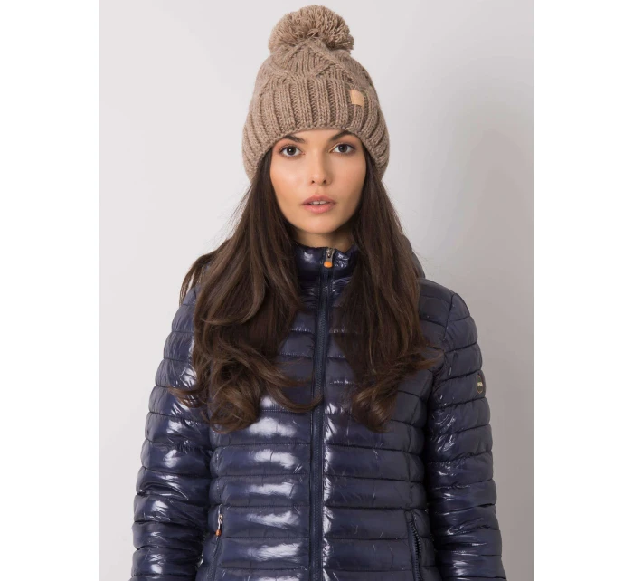 Dámská čepice.18 tmavě lila