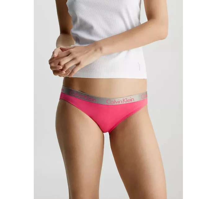 Dámské kalhotky BIKINI 000QD3540E XAV malinové - Calvin Klein Dámské kalhotky BIKINI 000QD3540E XAV malinové - Calvin Klein