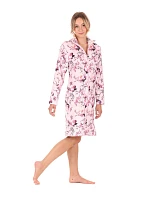 Dámský župan model 22064245 se zipem pink - Vestis Dámský župan model 22064245 se zipem pink - Vestis