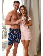 Cornette 698/23 3XL-5XL pánské pyžamové šortky