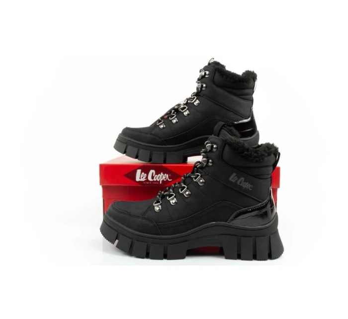 dámská sportovní obuv zimní trekingová zateplená černá model 21488480 dámské - Lee Cooper dámská sportovní obuv zimní trekingová zateplená černá model 21488480 dámské - Lee Cooper