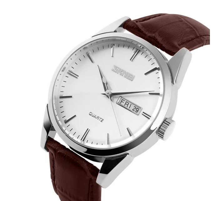 Pánské hodinky Skmei 9073SIWTB + BOX Pánské hodinky Skmei 9073SIWTB + BOX