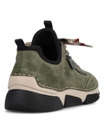 Pohodlná polobotka Rieker W RKR610 zelená