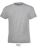 SOL'S Regent Fit Kids Dětské tričko 25.1183 grey melange