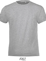 SOL'S Regent Fit Kids Dětské tričko 25.1183 grey melange