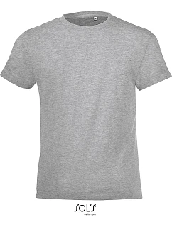 SOL'S Regent Fit Kids Dětské tričko 25.1183 grey melange