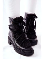 Kožené boty Trapper Lewski Světle černé model 21569643 - Boto