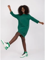 Šaty RV SK model 21782250 tmavě zelená - FPrice Šaty RV SK model 21782250 tmavě zelená - FPrice