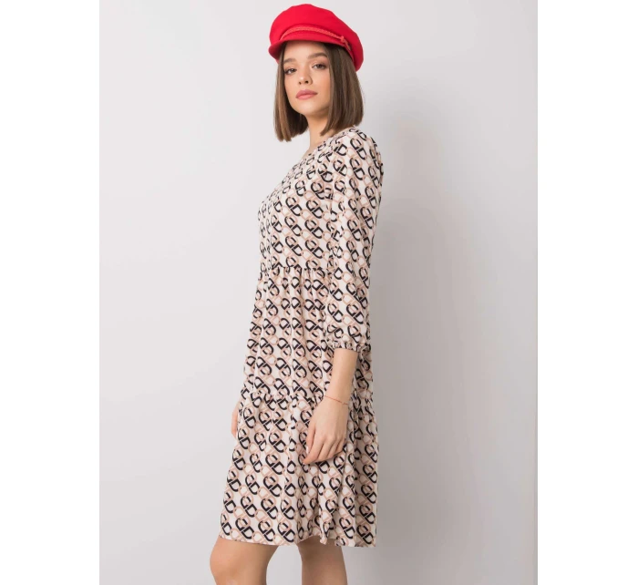 Šaty WN SK R821 1.65 světle béžová Šaty WN SK R821 1.65 světle béžová