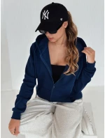 Dámská mikina VICTORIA navy blue FashionStreet BY1202 Dámská mikina VICTORIA navy blue FashionStreet BY1202