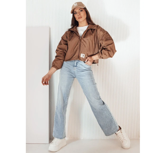 Dámská přechodová bunda ISCAR hnědá FashionStreet TY4234