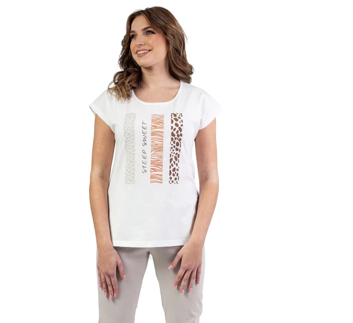 Dámské pyžamo model 21081347 beige - Regina Dámské pyžamo model 21081347 beige - Regina