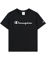 Koszulka damska Champion Short Sleeve czarna 118428 KK001 Koszulka damska Champion Short Sleeve czarna 118428 KK001