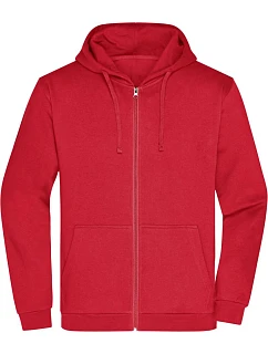 JN Pánská mikina s kapucí 02.0 red model 22436980 - Daiber